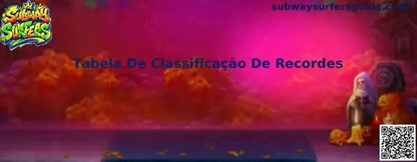 Tabela de Recordes Subway Surfers