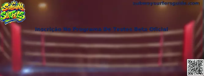 Inscrição no programa de testes beta